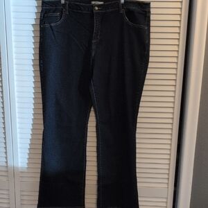 Woman Within Black Boot Cut Jeans